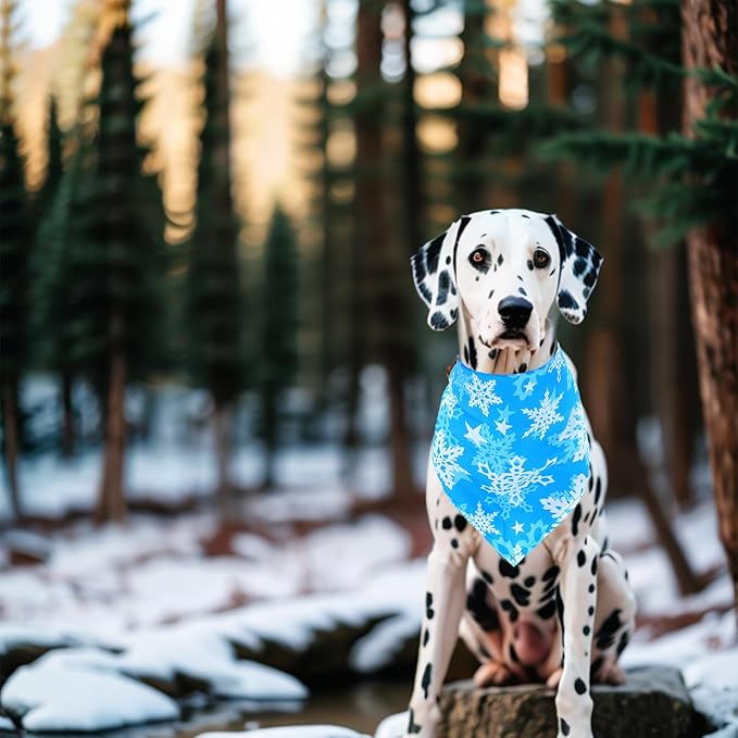 30 Pack Winter Dog Bandanas Bulk for Large Dogs Breed Stitch 33 Inch XL Dog Bandanas Scarves Grooming L