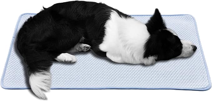 petfelix Mewfort Dog Cooling Mat, Chew & Scratch Resistant Dog Cooling Pad for Large Dogs, Self Cooling Mat for Dogs, No Water or Electricity Needed (Large 35.4"x23.6")