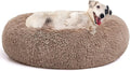 MIXJOY Orthopedic Dog Bed Comfortable Donut Cuddler Round Pet Beds Ultra Soft Washable Dog and Cat Cushion Bed (20''/23''/30'') (30'', Brown)