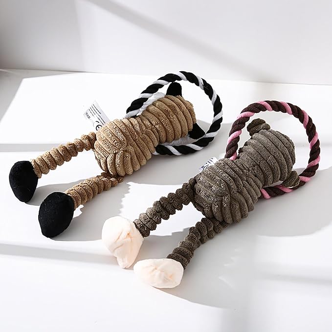 Puppy Chew Toys, Funny Heavy Duty Cute Dog Toys Aggressive Chewers,Soft Durable Fabric Interactive Dog Toy for Aggressive Chewers for Indoor Teething Home Puppy Anxiety Relief Small Medium Breeds