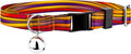 Country Brook Petz - Mellow Waves Cat Collar Limited Edition - Groovy Collection Featuring Far Out Designs