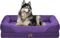 Washable Orthopedic Large Dog Bed - XXL Washable Memory Foam with Removable Cover Waterproof Bolster for Extra Large Size Dogs Pet,42x30