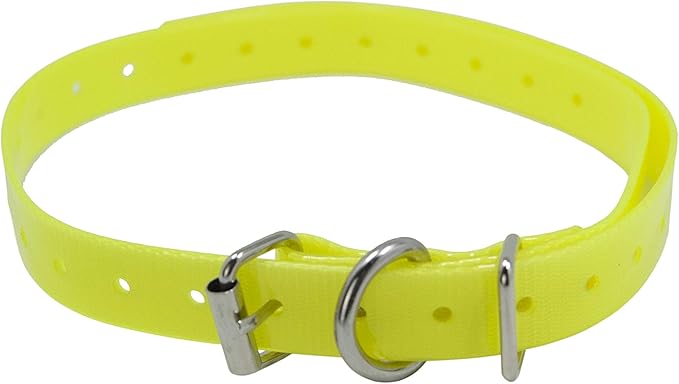 Universal 27 ½” X ¾” Replacement Band Strap for Dog Training Collar - Adjustable Waterproof TPU for Remote E-Collar, Static/Vibration Shock Trainer, Fits Most Bark Control & Obedience Devices