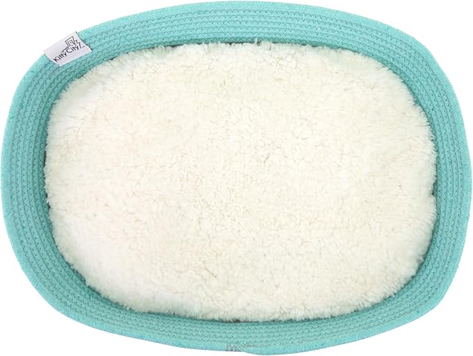 Kitty City Cat Bed, Cotton, 14"W x 19"L x 5"H