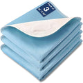 Bed Pads Washable Waterproof, 52" x 34" (3 Pack) Incontinence Bed Pads, Waterproof Bed Pad & Pee Pad, Perfect for Kids, Adults, The Elderly and Pets