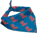 Ole Miss Rebels Officially Licensed Bandana for Dogs and Cats | Fits Pets Great Gift Idea | Easy-to-Tie (Small, 13")