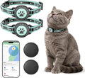 GPS Cat Tracker Collar(iOS & Android), Bluetooth Mini GPS Dog Tracker, Smart Pet Activity Tracker, No Monthly Fee, Work with Apple Find My & Google Find Hub, Finder Tag for Pets,Items (2 Pack)