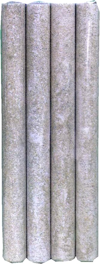 Penn-Plax Bird-Life Sand Perch Covers Large, 4 Pack - Seashell Texture with Calcium Feel Helps Maintain Nails & Beak -Easy Mounting Bird Perch Covers for Cockatiels & Medium Parrots - Natural, 9.5 in