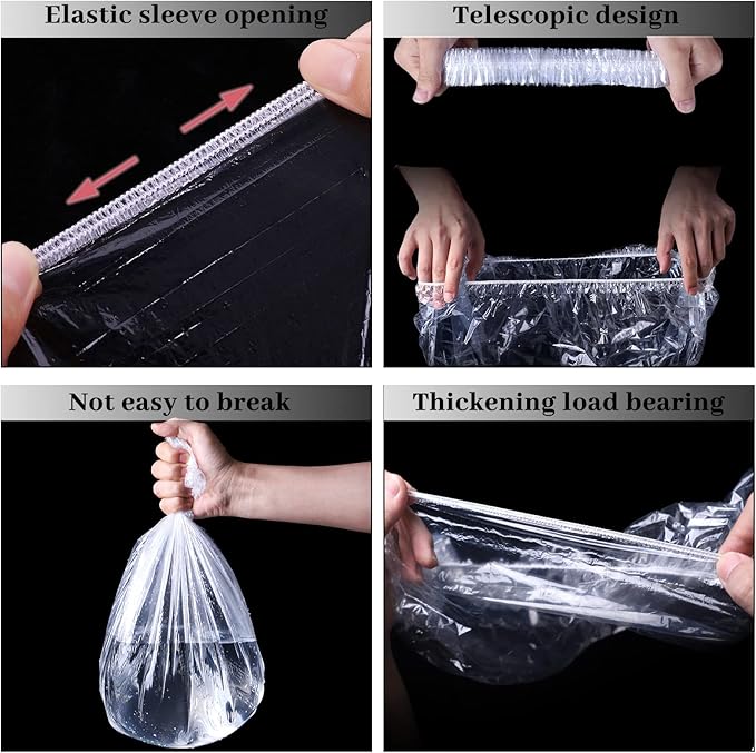BNOSDM 100 PCS Disposable Rabbit Cage Liner Plastic Guinea Pig Cage Bedding Hamster Litter Pan Bags Universal Toilet Film for Bunny Chinchilla Ferret Hedgehog Small Animals (47")