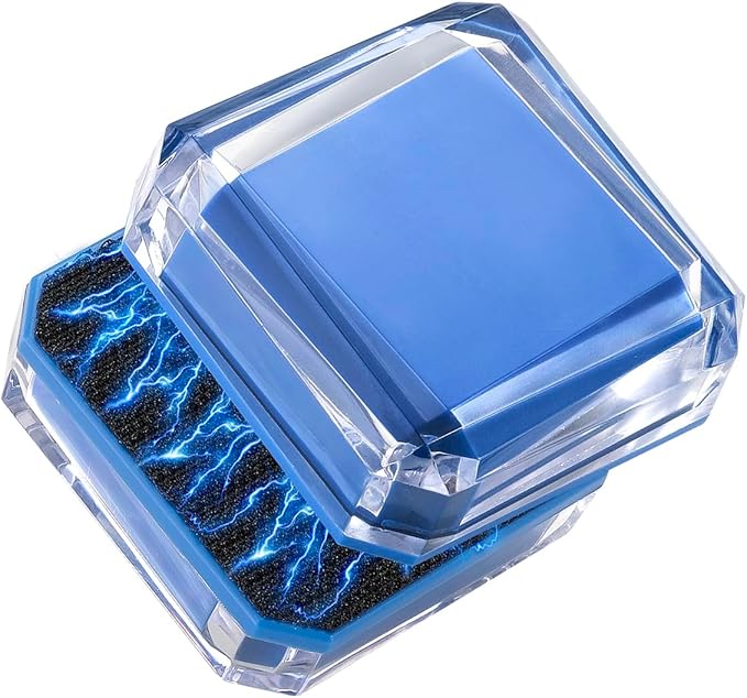 Carefree Fish Aquarium Small Super Magentic Cleaner(The Heart of The Ocean) Fish Tank Algae Scraper Fish Bowl Magnet Brush for Glass Tank No Floating