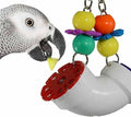 Super Bird Creations SB751 PVC Forager Bird Toy, Medium/Large Bird Size, 3” x 5” x 8”