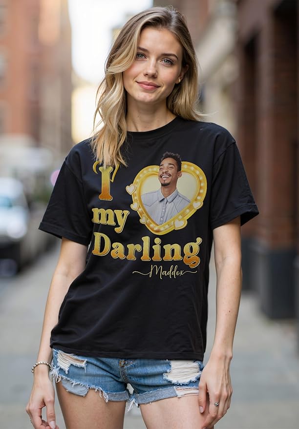 Custom Bootleg Rap Shirt with Photo Text, Vintage Custom Picture Shirt for Girlfriend, Boyfriend, Dad, Mom, Pet Lover Friend