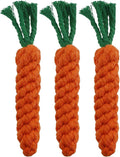 Dog Toys 3 PCS Puppy Teething Chew Toys,Dog Rope Toys,Cat Chew Toys,Safe Braided Rabbit Toys Healthy Gift