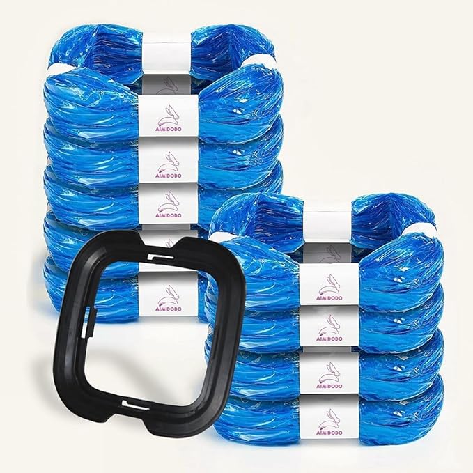 9 pcs Universal Cat Litter Refills Bag Litter Refills Compatible with Your Litter Refill Cartridge for Litter Genie +（Disposable Cap Included）