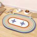 Dog Feeding Mat 24''x16'', Absorbent Pet Food Mat, No Stains Quick Dry Pet Water Mat Protect Floor, Cat Dog Water Bowl Mat for Messy Drinkers, Non-Slip Rubber Base Pet Placemats for Food and Water