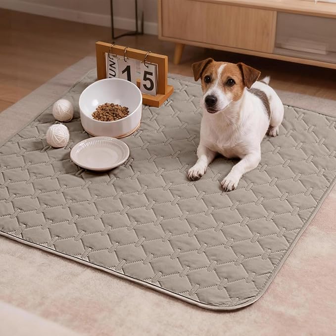 gogobunny 3X Stronger Waterproof Pet Blanket, Scratch Proof Furniture Protector for Dogs Cats, Reversible Cover 30x30 Inch, Dark Stone