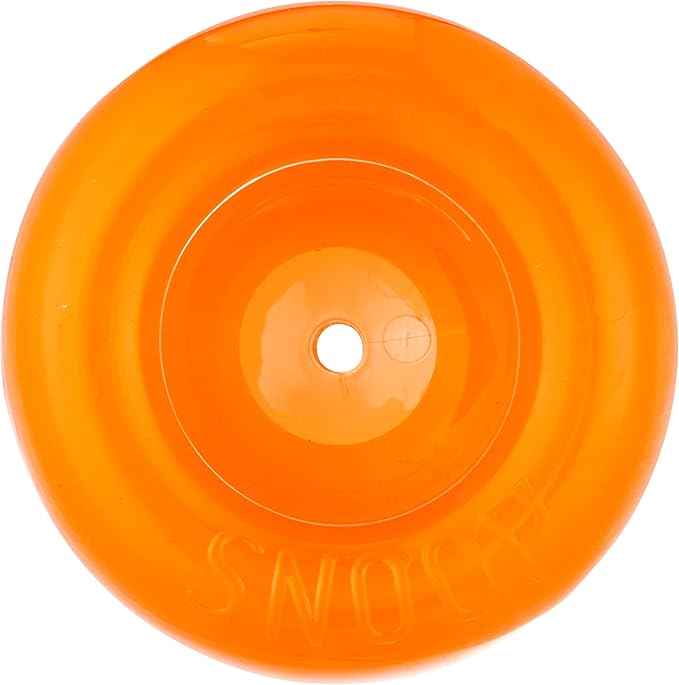 Outward Hound by Planet Dog Snoop Dog Toy – Treat‑Dispenser Puzzle Ball, Interactive Slow Feeder, Medium to Large Dogs, Bouncy & Mint-Infused, Orange, 5"