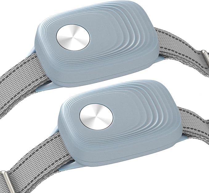 Automatic Pet Door Collar - Compatible with High Tech Pet Doors (Replaces MS-4, MS-5), Blue, 2PK