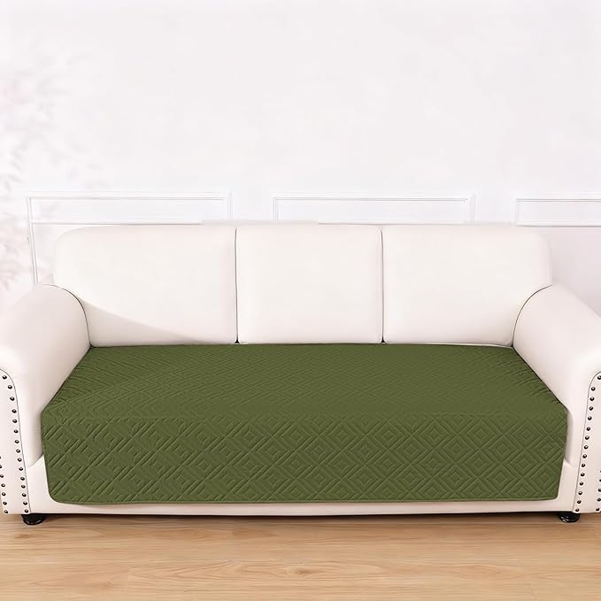 hyha Waterproof Dog Blanket, Soft Dog Bed Cover Pet Blankets, Waterproof Sofa Couch Cover for Dogs Washable, Reversible Pet Couch Covers for Sofa Furniture (40x70 Inch, Green/Navy Blue)