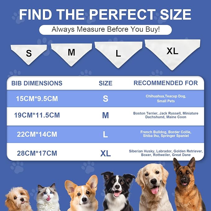 Personalized Dog Bandana Custom Name & Design, Premium Custom Dog Bandana for Small Medium Large Dogs, Soft Fabric Pet Scarf Personalized Pet Accessories Gift (Premium Elegant, Medium)
