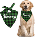 Custom Pet Scarf Personalized Dog Bandana with Name Personalized Add Your Text Bibs Triangle Head Scarfs Gift for Small Medium Large Dogs Cats Baby Puppy Pets Accessories