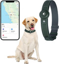 2-in-1 GPS Tracker for Dogs: Smart Collar with Real-Time Location, No Monthly Fee, Unlimited Range (iOS Only) GPS Tracker Dog Collar- Ideal for Small, Medium Large Dogs(Tracker Included)(Green)