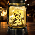 kyoryuger Corgi Gifts for Women/Men Corgi Solar Lanterns Dog Mom Birthday Dog Lovers Lantern Pet Loss Pet Memorial Lights Solar Garden Decoration for Yard, Patio,Backyard,Porch Torches