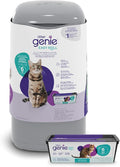 Litter Genie Easy Roll Cat Litter Disposal Pail | Odour Control, Refill Bags & Scoop