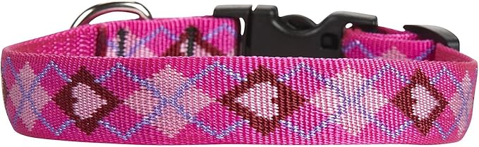 LupinePet Originals 3/4" Puppy Love 9-14" Adjustable Collar for Small Dogs