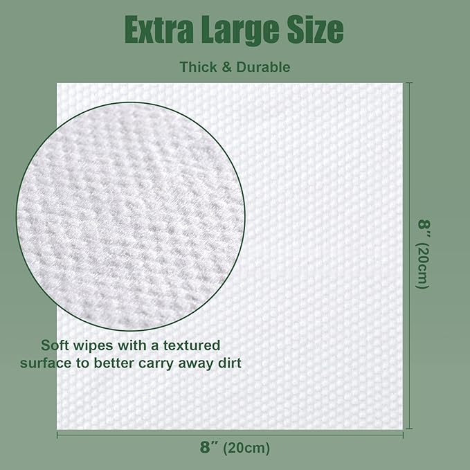 ATIFBOP Dog Wipes for Paws and Bum, Hypoallergenic Pet Grooming Wipes Natural and Gental, 400 Wipes for Cleaning & Grooming Moisturizing Coconut