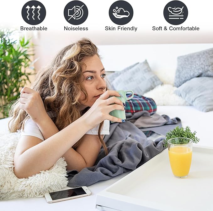 Waterproof Mattress Protector Queen, Fitted Sheet Style Breathable Mattress Cover with Deep Pocket Fits Up to 18'', Noiseless Bed Cover for Kids Adults Pets, Machine Washable (White, 60'' X 80'')