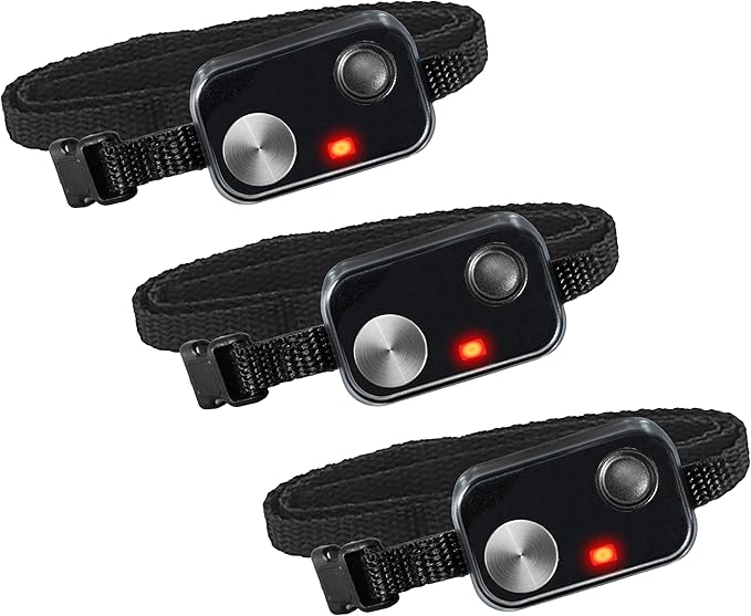 MS-5 ECON Automatic Pet Door Collar 3-Pack, Genuine High Tech Pet Brand Dog Collar for Power Pet Doors - MS-5 ECON 3PK