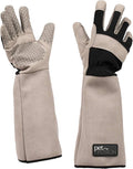 PetFusion Multipurpose Pet Glove for Grooming, Trips to Vet, Handling. [Puncture & Scratch Resistant, Water Resistant]. 12 Month Warranty for Manufacturer Defects Grey