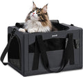 Pecute Cat Carrier Stable XL, Pet Carrier Breathable and Portable, Cat Carriers Bag with Scientific Hidden Partition, Dog Carrier Suitable for Travel and Outing, Gray