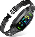 Dog Bark Collar, Rechargeable Smart Collar, Anti Barking Training Collar with 5 Adjustable Sensitivity Beep Vibration, Bark Collar for Large Medium Small Dogs (Black)