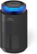 COWAY Air Purifiers for Bedroom Home up to 810 ft², HEPA Filter for Smoke, Allergies, Pet Dander, Odor, AQI Monitor, Auto&Sleep Mode, Timer, Filter Indicator, Night Light, 3yr Warranty, 100 Black