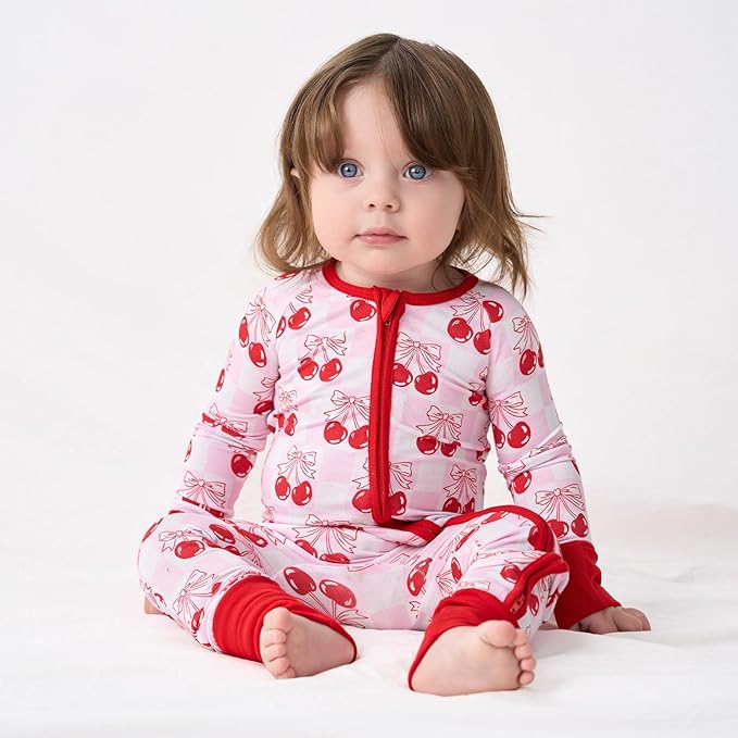 pureborn Baby Infant Boys Girls Sleeper Snug Fit Viscose from Bamboo Pajamas Zipper Pjs 0-24 Months