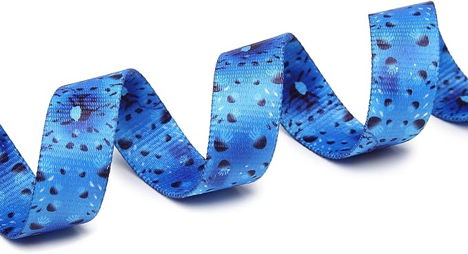 Mercano Adjustable Dog Collar - Special Design Patterns, Soft Nylon Comfortable Durable Pet Collar for Small Medium Large Dogs (L, Blue Ocean)