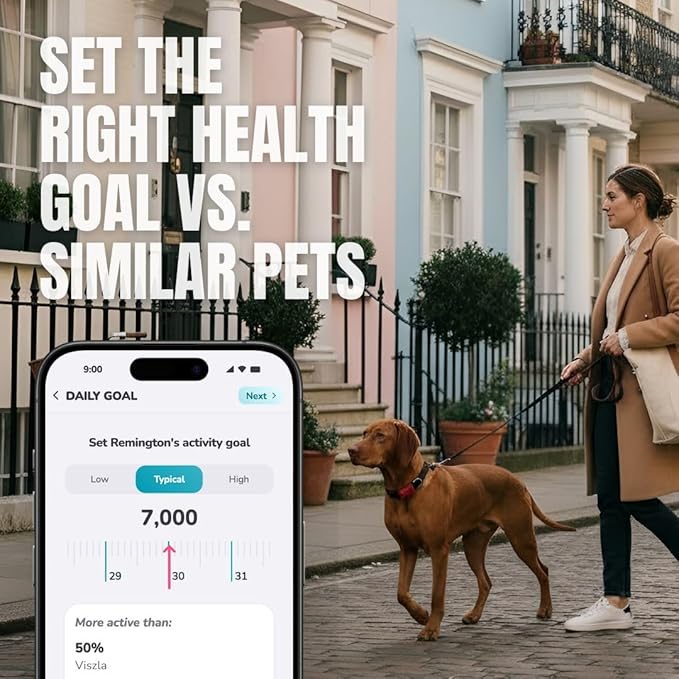 FitBark 2 Dog Activity Monitor | Health & Fitness Tracker for Dogs | Waterproof, Small & Leightweight (10 g) | Not a GPS Tracker