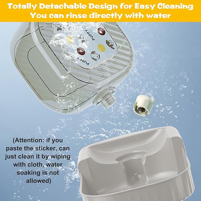 Gravity Water Bowl for Cats, 3L Automatic Pet Water Dispenser, Large Gravity Dog Water Bowl & Cat Water Dispenser, Suitable for Cats, Rabbits, Small and Medium-Sized Dogs