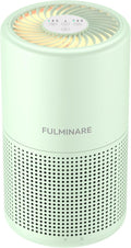 FULMINARE Air Purifiers for Home Bedroom H13 HEPA Air Purifier, 3 Speeds, Timer, 24dB, Small Mini Air Purifier with Night Light, Green