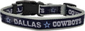 NFL PET Dallas Cowboys Dog Collar, Small Football Team Collar for Dogs & Cats - Shiny & Colorful, Licensed by The NFL