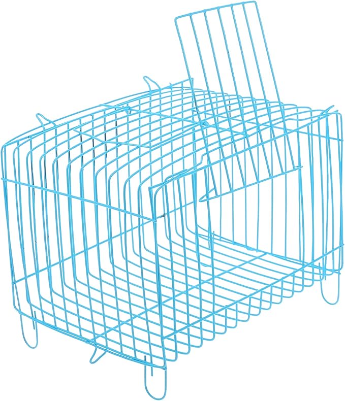Kisangel Metal Bird Travel Cage Small Bird Cage Portable Carrier Storage s Carrying for Pet Product