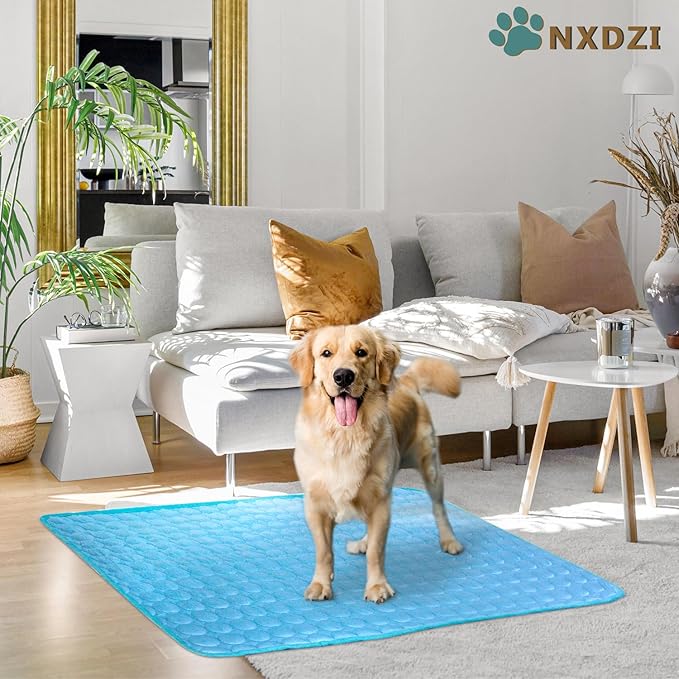 Dog Cooling Mat for Dogs, Pet Cooling Pad Bed for Dog Easy Washable for All Types of Pets and Perfect for Both Indoor and Outdoor Use, Including Car Seats 59" x 40"