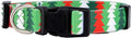 Native Pup Christmas Dog Collar- Winter Holiday Collars for Pets- Xmas Gift for Puppy- Santa, Reindeer, Snowman, Candy Cane, Red Green- Girl Boy- Small, Medium, Large Breeds (Christmas Tree, Small)
