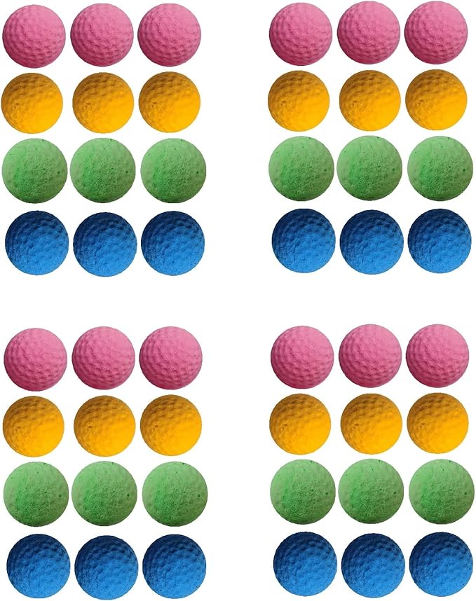Cat Foam Ball Cat Sponge Ball Toy Soccer Toy (48Pack)