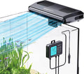 Aquarium Chiller Fan,Fish Tank Cooler with Temperature Control,Minimum Setting 59℉,Auto Start/Stop,Refrigeration Effect 3-7℉,3-Speed Modes,for Axolotl Seawater Freshwater Coral Grass Tank