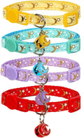 Yizepet Cat Collars with Bells, Breakaway Kitten Collar, Cute Kitty Collar, Pet Supplies Accessories