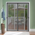 Magnetic Screen Door for 48 x 83 Inch French Door, Screen Itself Size: 50" x 84", Glass Sliding Door Heavy Duty Screen Door Mesh Curtain Keeps Bugs Out for Patio, Sliding Or Large Door