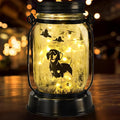 kyoryuger Dachshund Gifts for Women Dachshund Solar Lantern Outdoor Waterproof Hanging Solar Lights Dog Gifts Decorative Lanterns for Garden Decor,Patio,Lawn,Pathway,Yard for Women